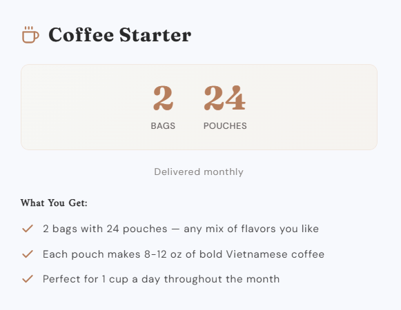 Coffee Starter